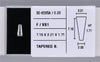0.33 Carat Natural F VS1 Tapered baguette Diamond SE-9295A