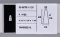 0.28 Carat Natural F VS2 Tapered baguette Diamond SE-9878B