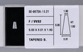 0.21 Carat Natural F VVS2 Tapered baguette Diamond SE-9672A