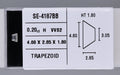 0.20 Carat Natural H VVS2 Trapezoid Diamond SE-4187BB