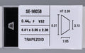0.44 Carat Natural F VS2 Trapezoid Diamond SE-9805B