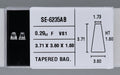 0.29 Carat Natural F VS1 Tapered baguette Diamond SE-6235AB