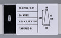 0.31 Carat Natural D VVS2 Tapered baguette Diamond SE-9728A
