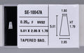 0.20 Carat Natural F VVS2 Tapered baguette Diamond SE-10047A