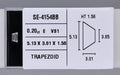 0.20 Carat Natural E VS1 Trapezoid Diamond SE-4154BB