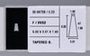 0.23 Carat Natural F VVS2 Tapered baguette Diamond SE-9672B