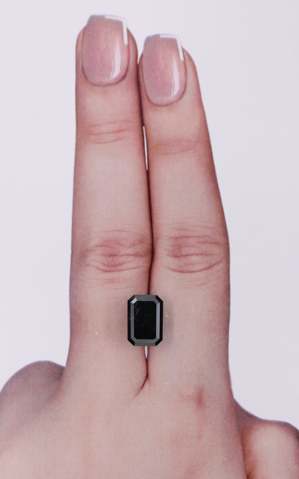 3.45 Carat Natural Fancy Black Emerald Diamond SE-9991