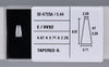 0.44 Carat Natural E VVS2 Tapered baguette Diamond SE-9725A