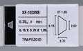 0.32 Carat Natural F VS1 Trapezoid Diamond SE-10328B