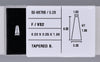 0.28 Carat Natural F VS2 Tapered baguette Diamond SE-9878B