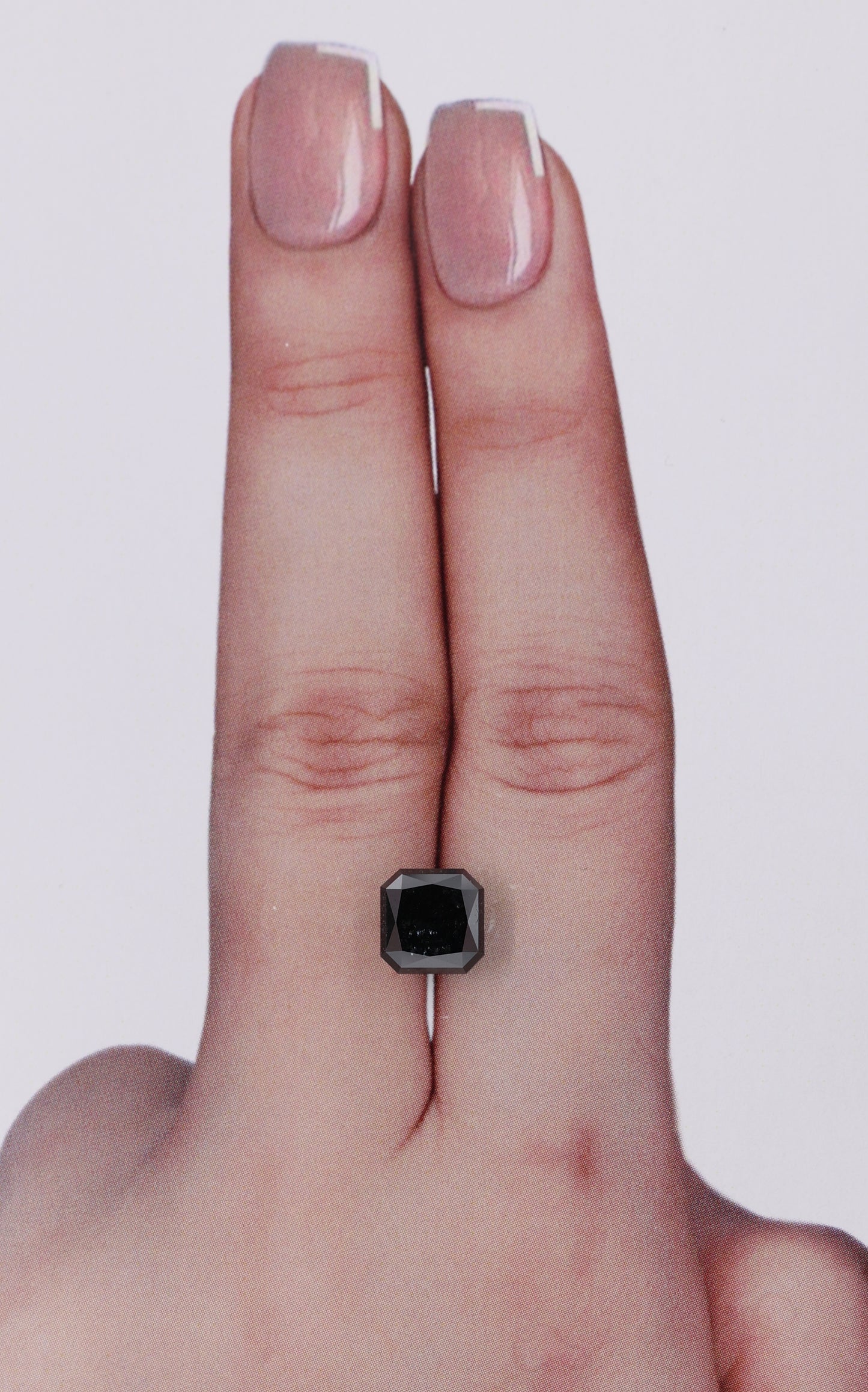 IGI 2.09 Carat Natural Fancy Black Radiant Diamond SE-10479IN