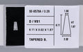 0.28 Carat Natural D VS1 Tapered baguette Diamond SE-9579A
