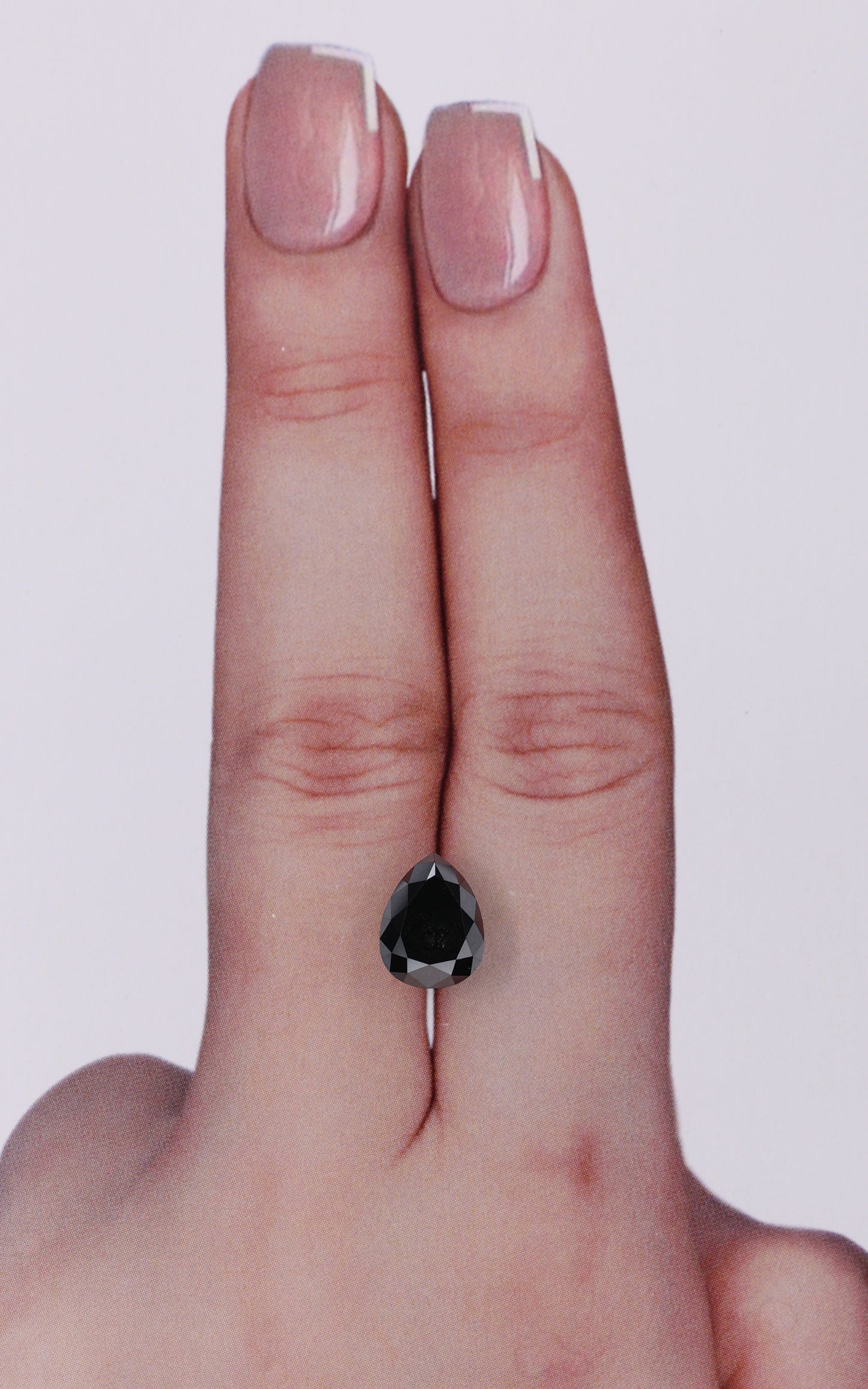 IGI 2.35 Carat Natural Fancy Black Pear Diamond SE-10323TTI