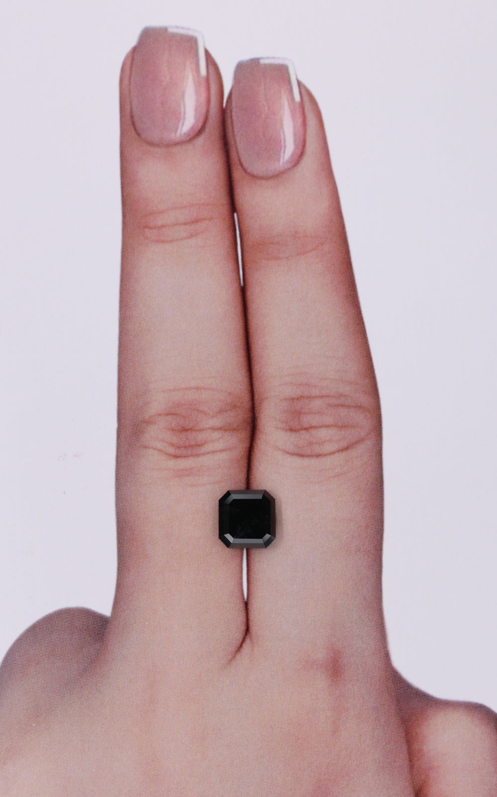 GIA 1.99 Carat Natural Fancy Black Sq emerald Diamond SE-9458GN