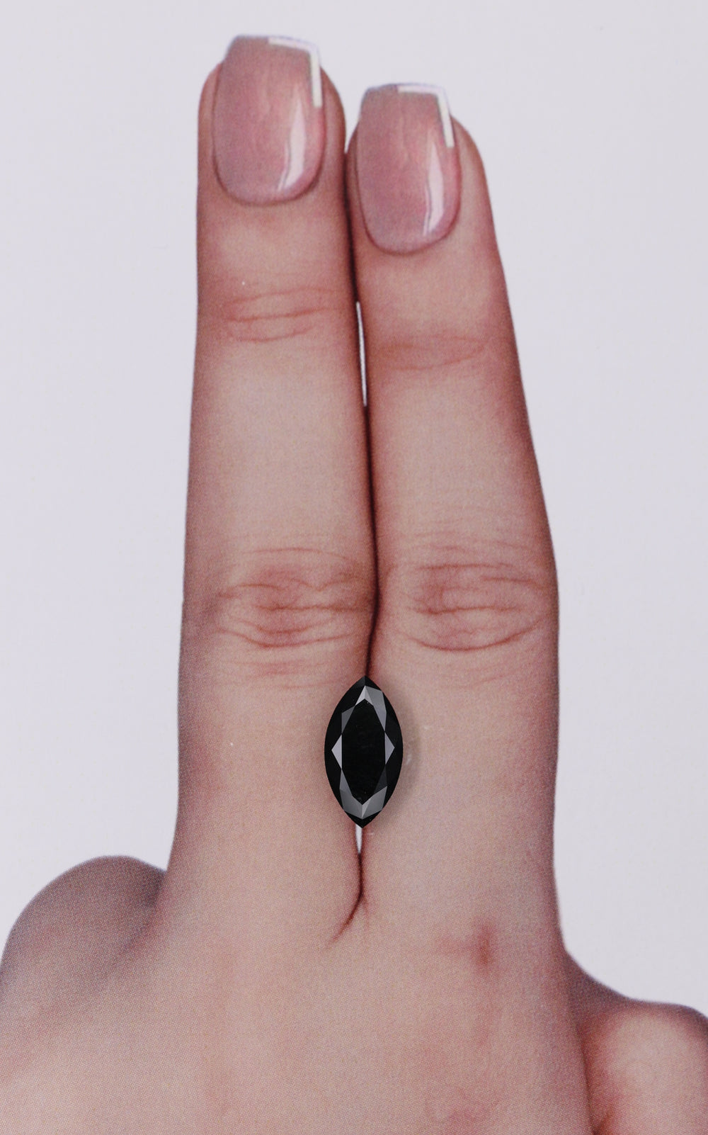 2.02 Carat Natural Fancy Black Marquise Diamond SE-10415
