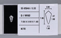 0.33 Carat Natural D VVS2 Kite Diamond SE-9594A