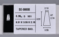 0.39 Carat Natural D VS1 Tapered baguette Diamond SE-9889B