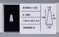0.39 Carat Natural E VS1 Tapered baguette Diamond SE-9521A