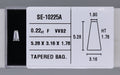 0.22 Carat Natural F VVS2 Tapered baguette Diamond SE-10225A