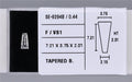 0.44 Carat Natural F VS1 Tapered baguette Diamond SE-9294B