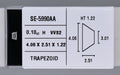 0.10 Carat Natural H VVS2 Trapezoid Diamond SE-5990AA