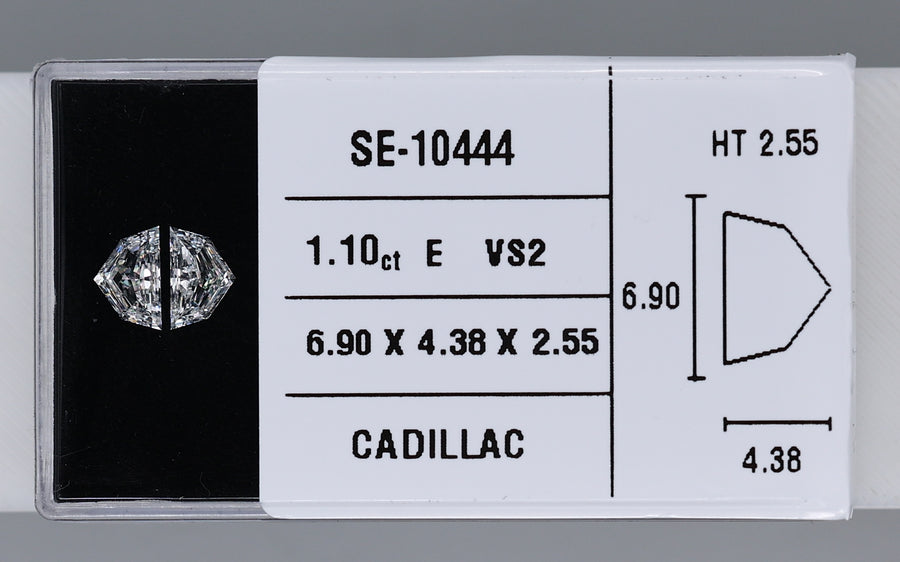 0.58 Carat Natural E VS2 Trapezoid Diamond SE-10444A