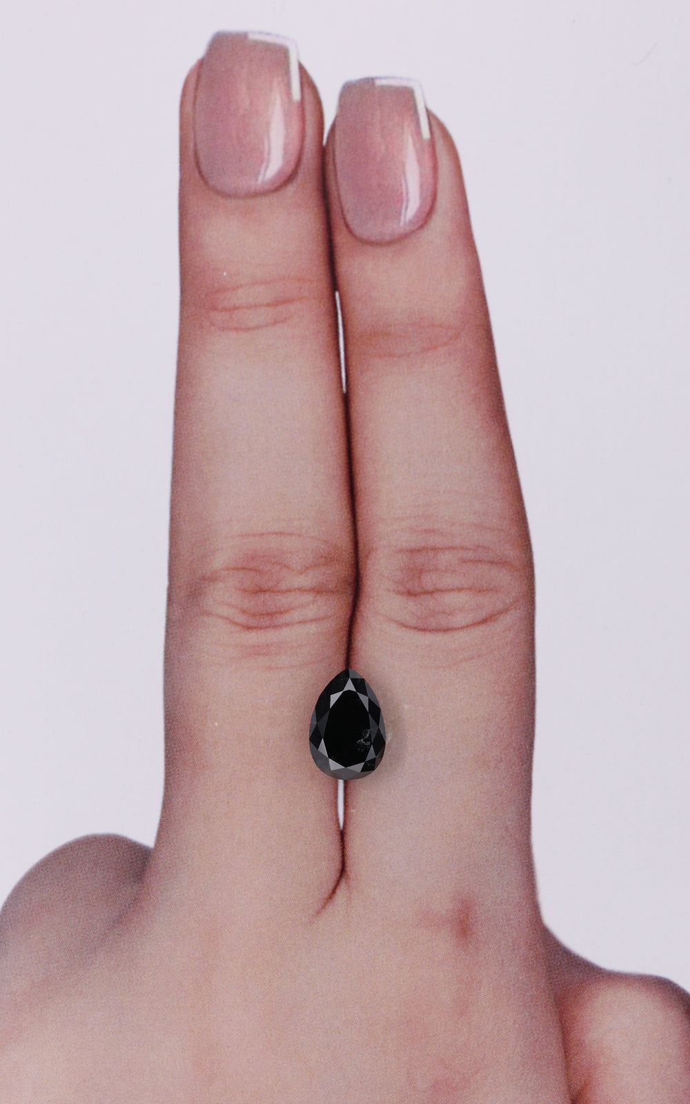 1.95 Carat Natural Fancy Black Pear Diamond SE-10385