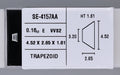 0.16 Carat Natural E VVS2 Trapezoid Diamond SE-4157AAA