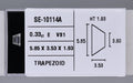 0.33 Carat Natural E VS1 Trapezoid Diamond SE-10114A