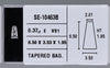 0.37 Carat Natural E VS1 Tapered baguette Diamond SE-10463B