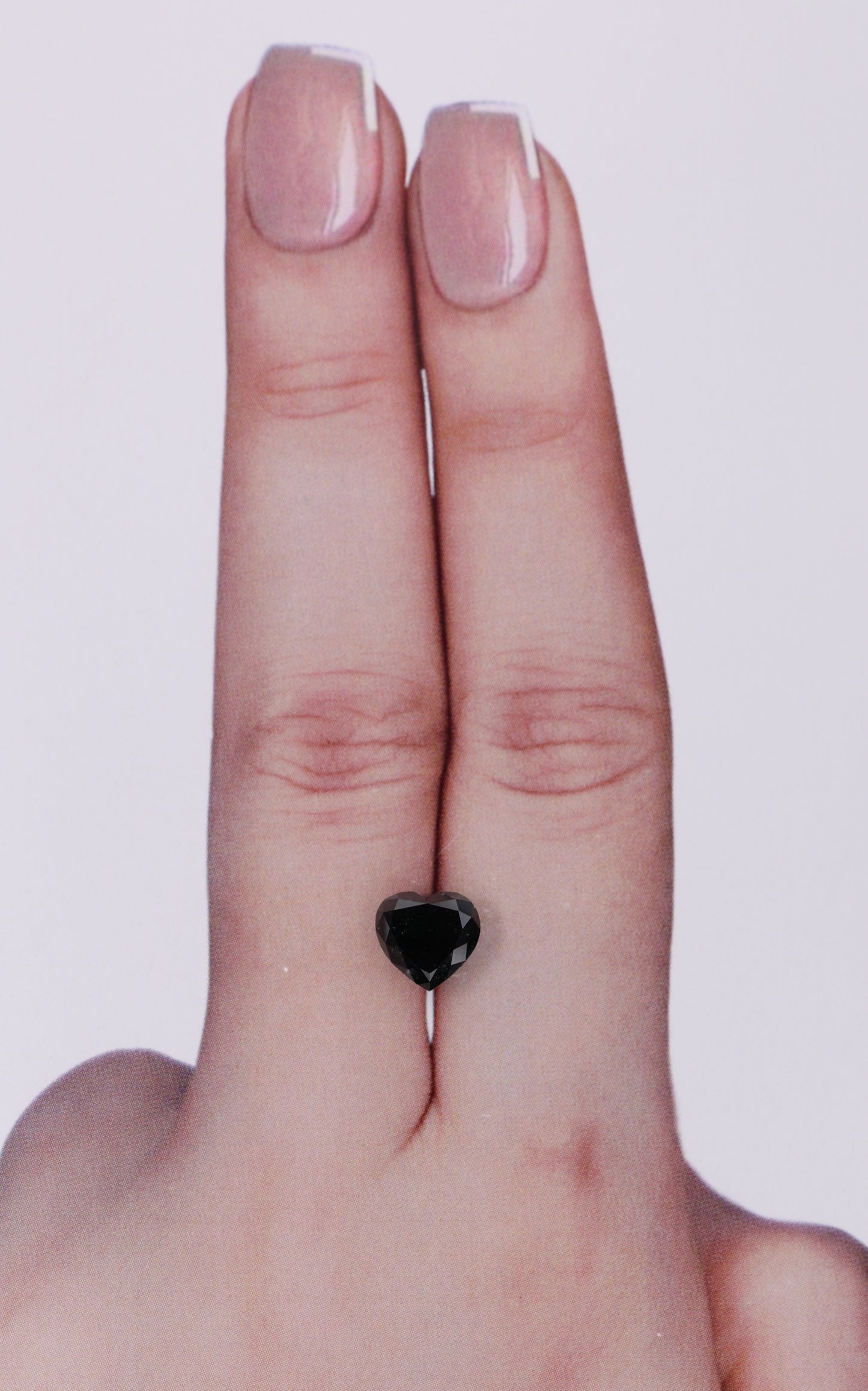 IGI 1.44 Carat Natural Fancy Black Heart Diamond SE-9646IN