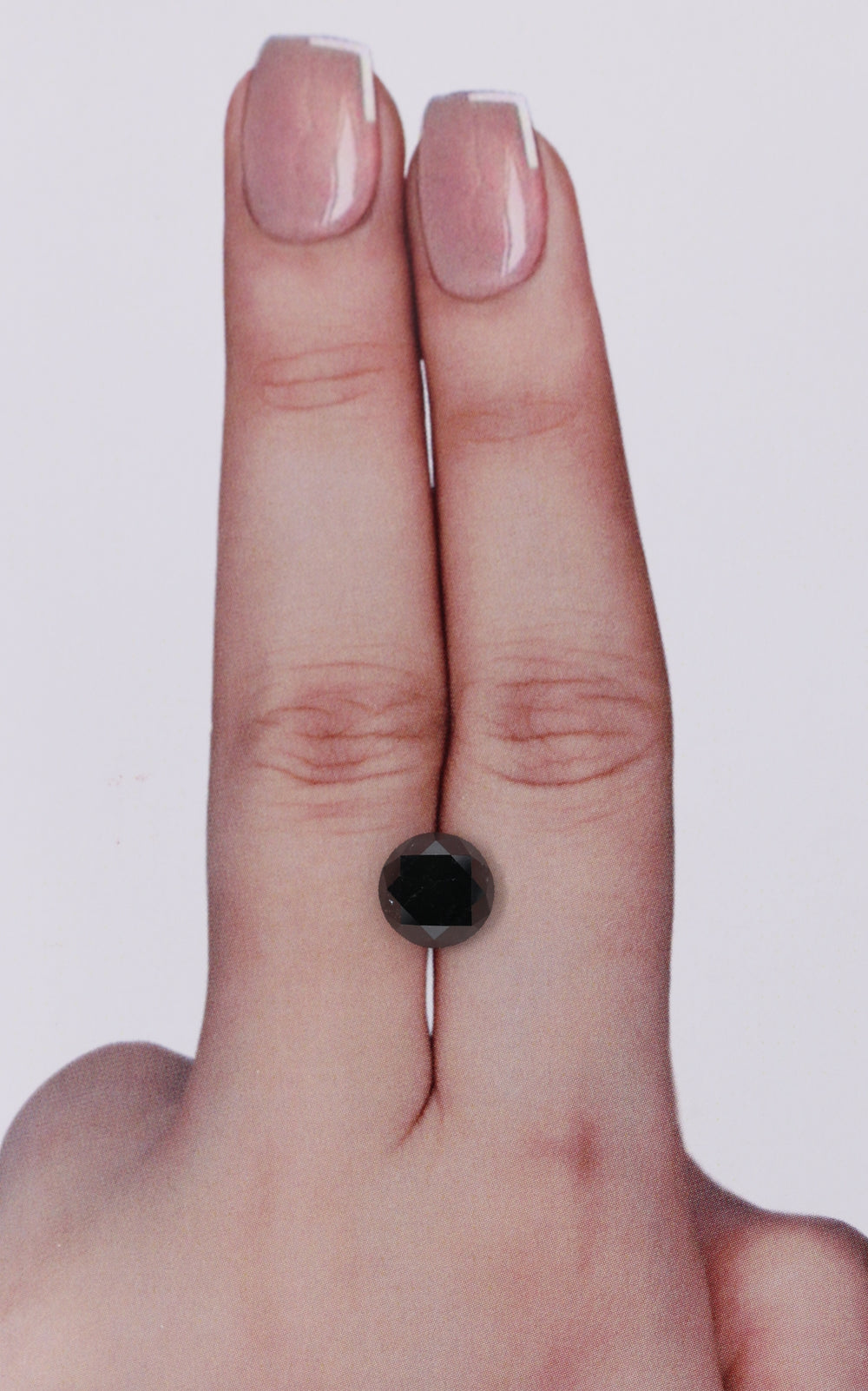 IGI 2.81 Carat Natural Fancy Black Round Diamond SE-10452IN