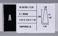 0.26 Carat Natural E VVS2 Tapered baguette Diamond SE-9876A