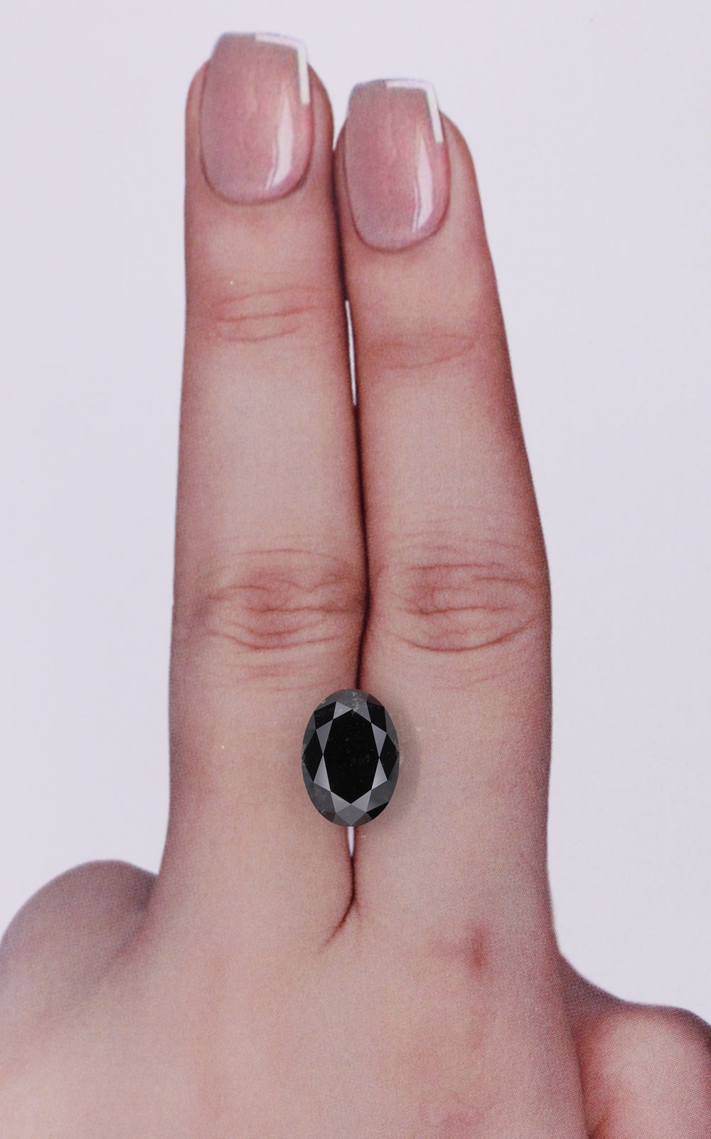 3.27 Carat Natural Fancy Black Oval Diamond SE-10376