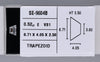 0.52 Carat Natural E VS1 Trapezoid Diamond SE-9604B