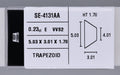 0.23 Carat Natural E VVS2 Trapezoid Diamond SE-4131A