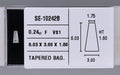 0.24 Carat Natural F VS1 Tapered baguette Diamond SE-10242B