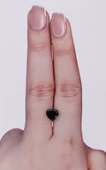 IGI 1.44 Carat Natural Fancy Black Heart Diamond SE-9646IN