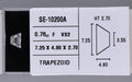 0.76 Carat Natural F VS2 Trapezoid Diamond SE-10200A