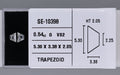 0.54 Carat Natural G VS2 Trapezoid Diamond SE-10398