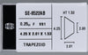 0.25 Carat Natural F VS1 Trapezoid Diamond SE-8522AB