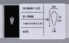 0.32 Carat Natural D VVS2 Kite Diamond SE-9594B