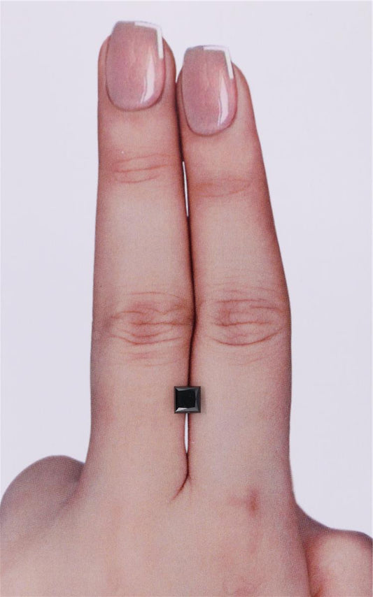 IGI 0.51 Carat Natural Fancy Black Princess Diamond SE-9317IN