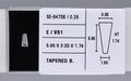0.26 Carat Natural E VS1 Tapered baguette Diamond SE-9473B