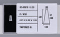 0.29 Carat Natural F VS1 Tapered baguette Diamond SE-9591B