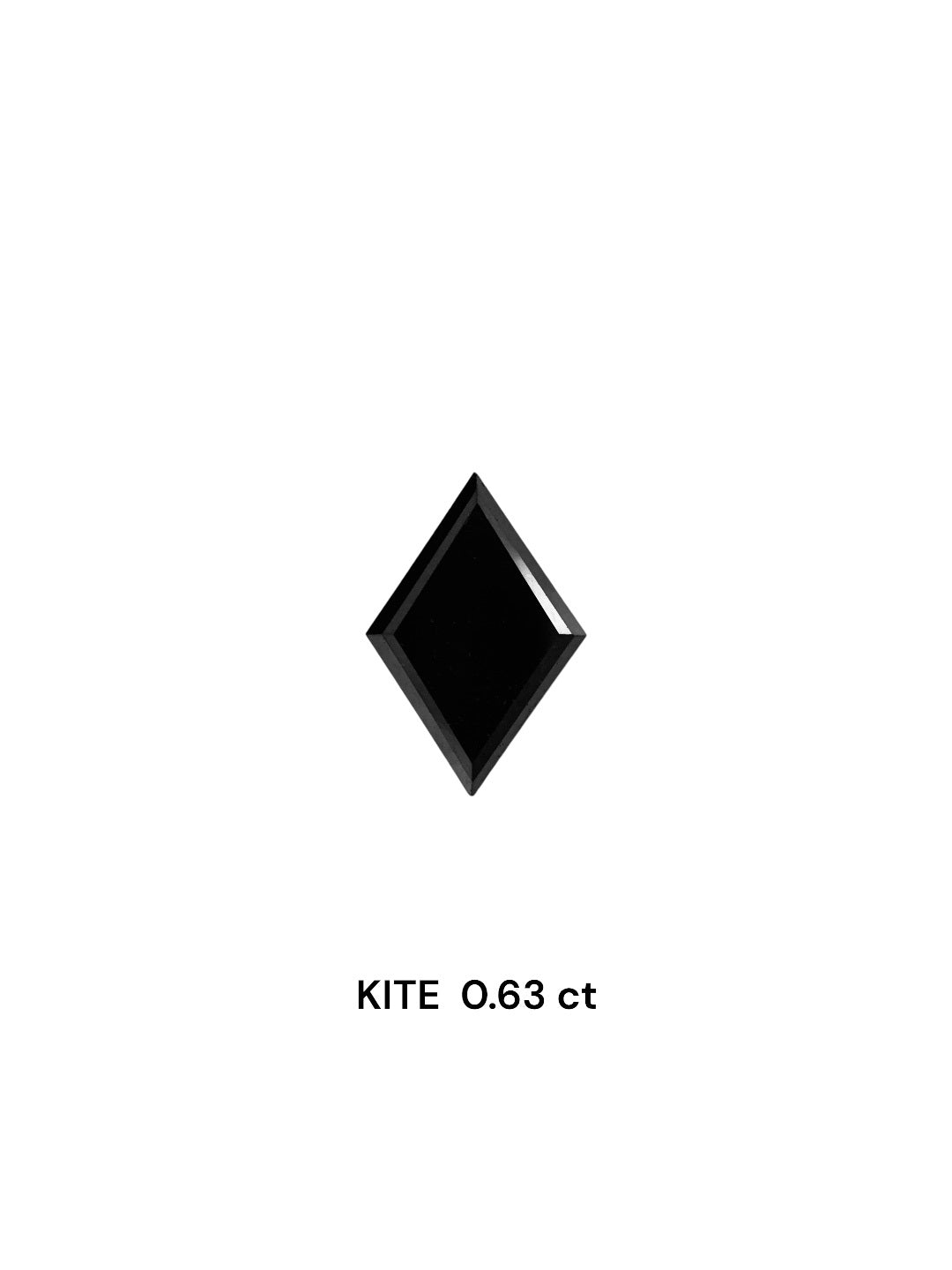 0.63 Carat Natural Fancy Black Kite Diamond SE-7652T