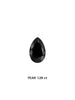 IGI 1.26 Carat Natural Fancy Black Pear Diamond SE-7960TTI