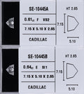 0.64 Carat Natural E SI1 Trapezoid Diamond SE-10445B