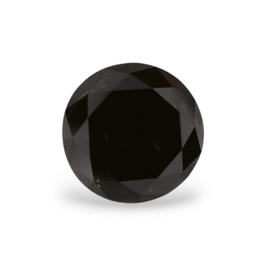 GIA 1.97 Carat Natural Fancy Black Round Diamond SE-4301GN