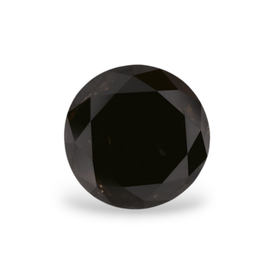GIA 1.97 Carat Natural Fancy Black Round Diamond SE-4301GN